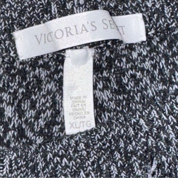 PINK Victoria's Secret Black and Blue Sweat Pants Joggers Elastic Waist size XL - Picture 6 of 9